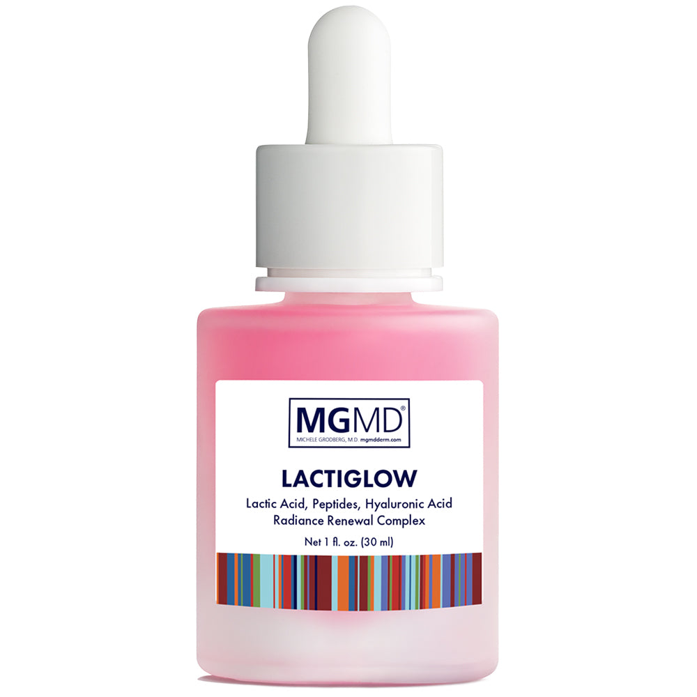 Lactic Acid gently exfoliates without irritation